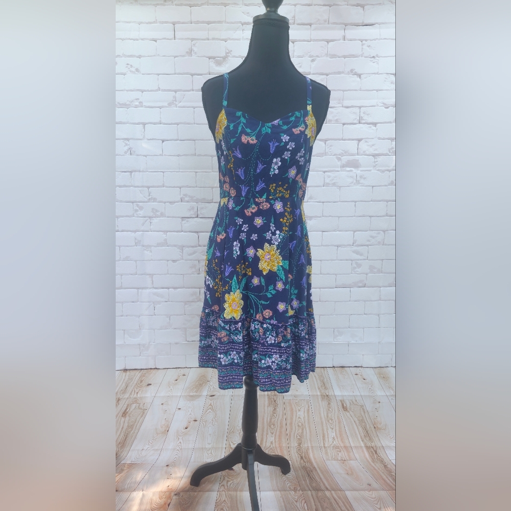 Floral Navy Dress